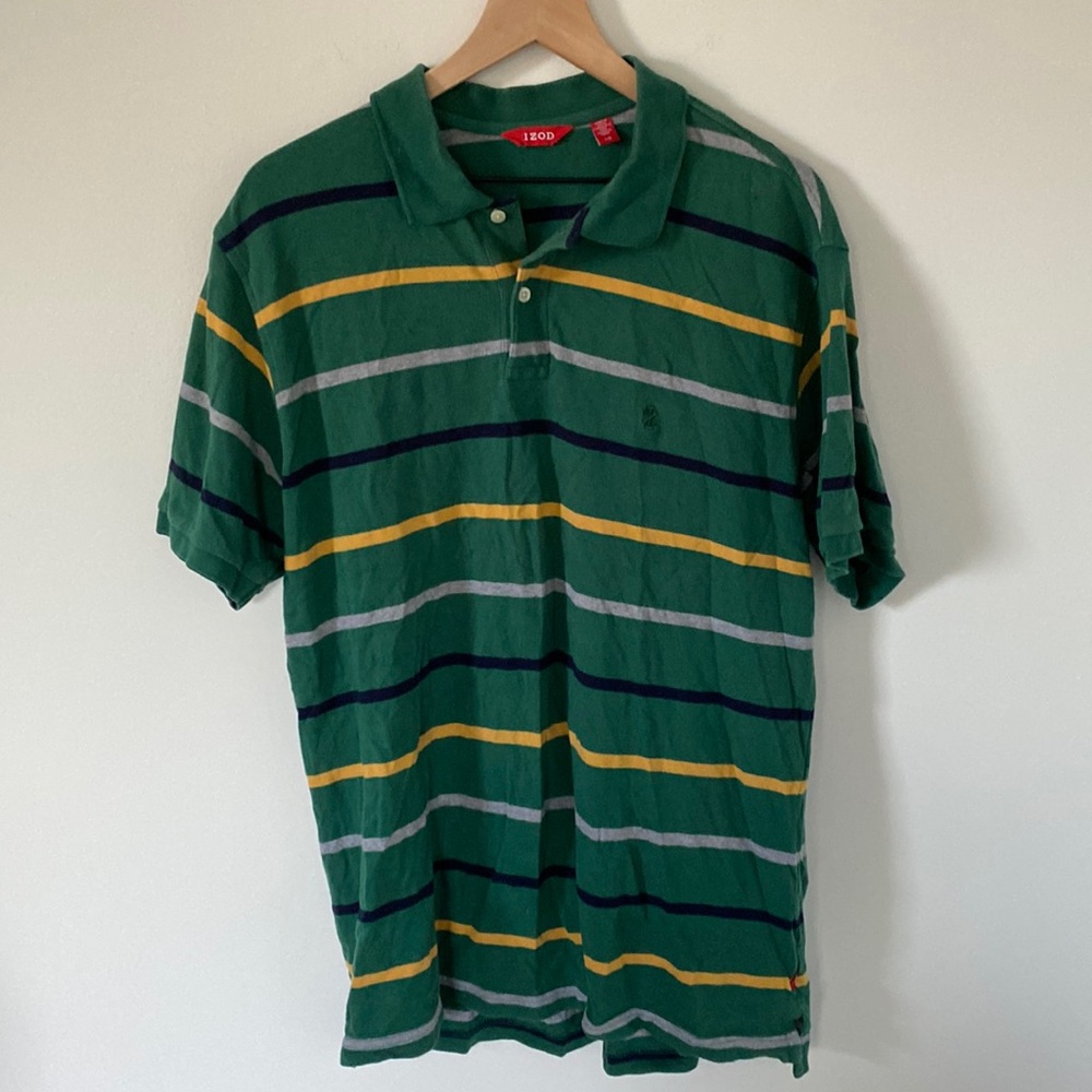 Mens IZOD Striped Polo